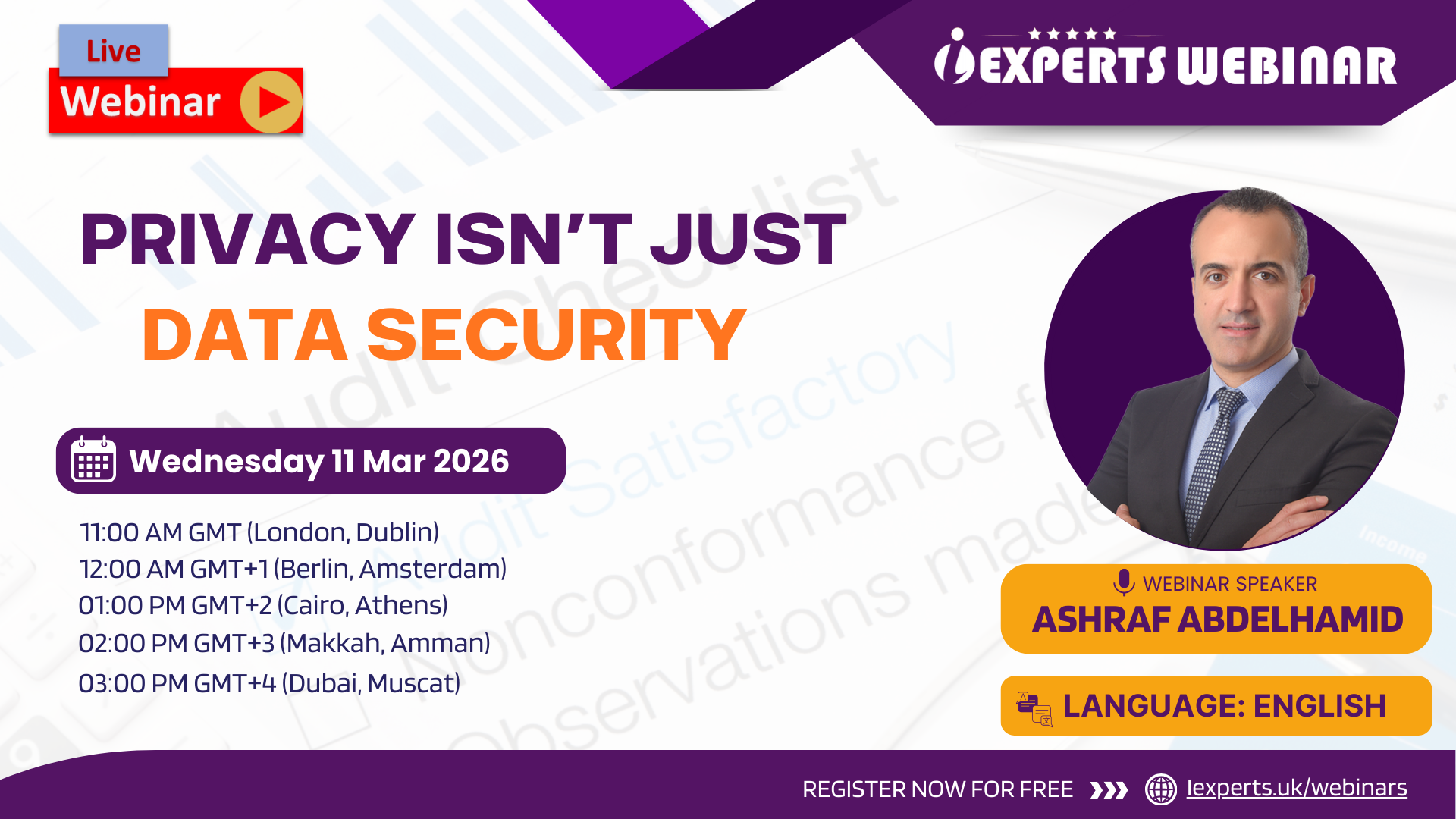 Privacy isn't just Data Security