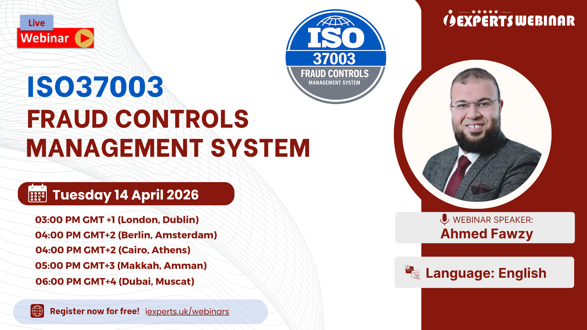 ISO37003 Fraud Controls Management System